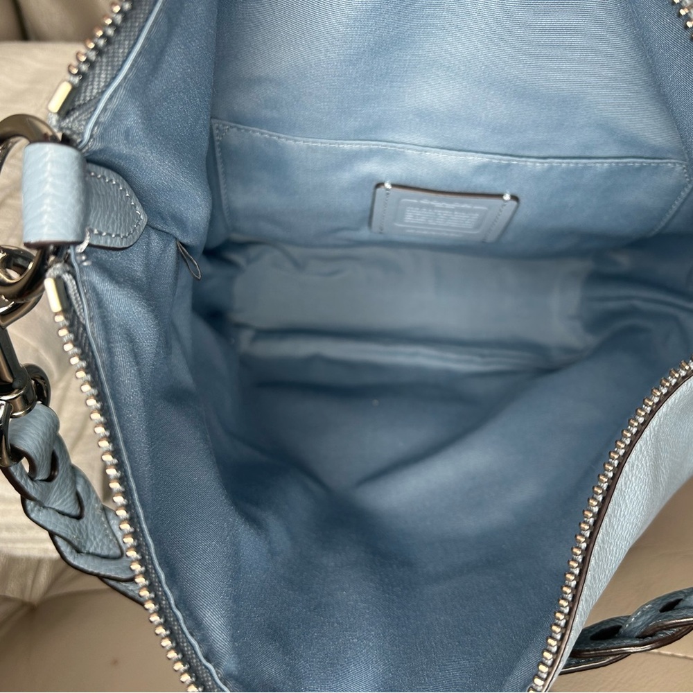 Coach WOMENS ABBY DUFFLE SHOULDER BAG PALE BLUE - Picture 12 of 15